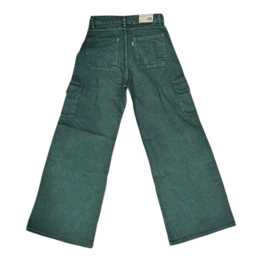 Wide leg cargo verde