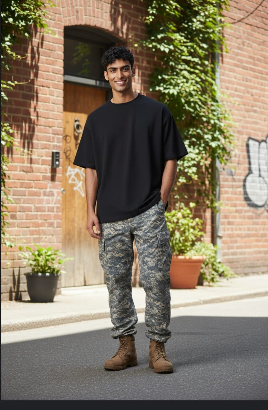 Babucha cargo camuflada