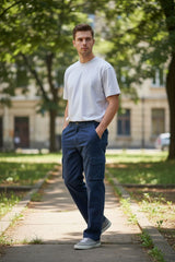 Pantalon cargo ancho