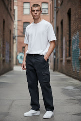 Pantalon cargo ancho