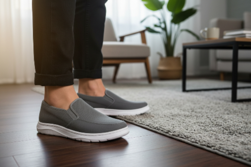 Calzado nautico  gris