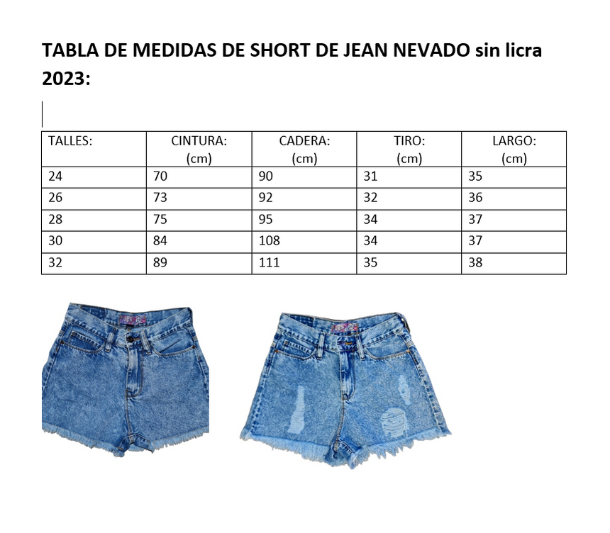 Short nevado