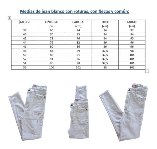 Jean White Del 38 Al 56