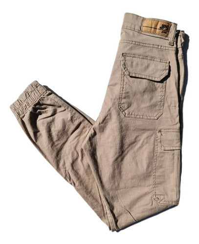 Pantalon Cargo Con Puño