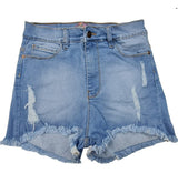 Short De Jean Desflecado Con Roturas