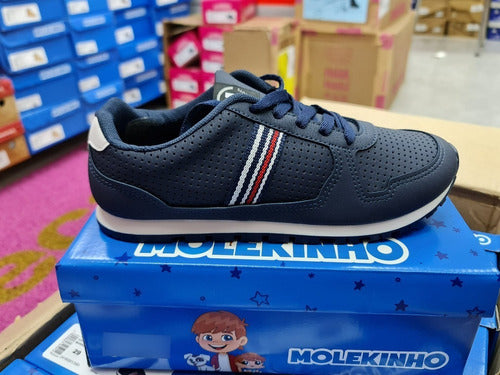 Championes Molekinhio Marino/blanco