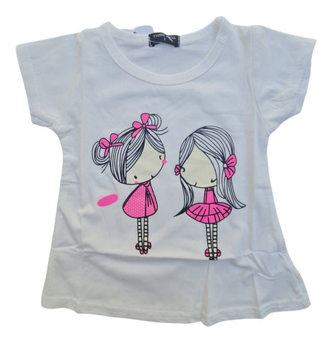 Remera Para Nena 3d