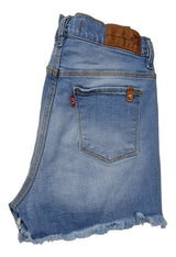 Short De Jean Desflecado Con Roturas