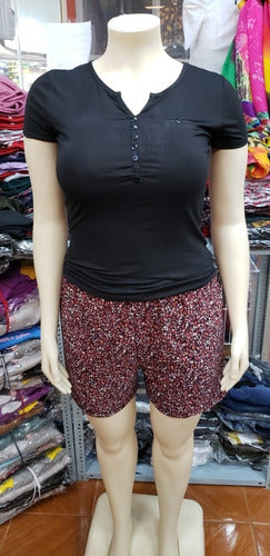 Short De Seda Fría Para Mujer