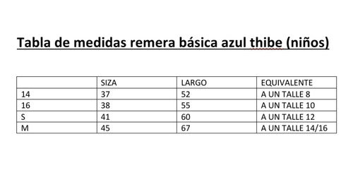 Remera azul