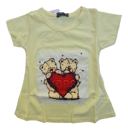 Remera Para Nena 3d