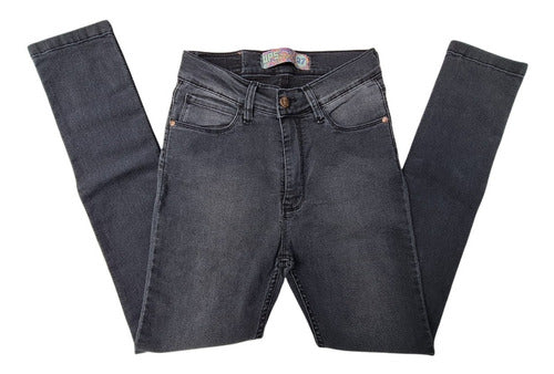 skinny black/grey