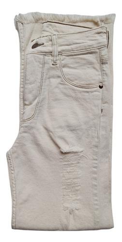 Jean Crudo Con Roturas