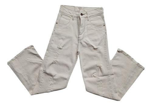 Jean Crudo Con Roturas