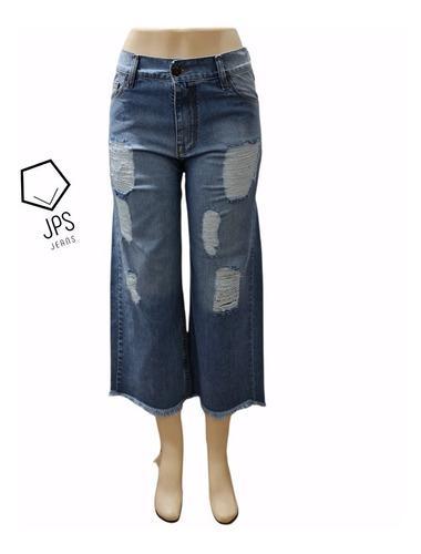 Culote Con Flecos con roturas