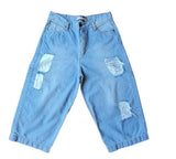Culotes Anchos Y Cortos con roturas