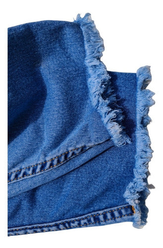 Jean Especial Claro Con Flecos