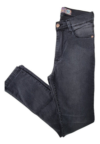 skinny black/grey