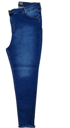 Jean Especial Oscuro Con Flecos