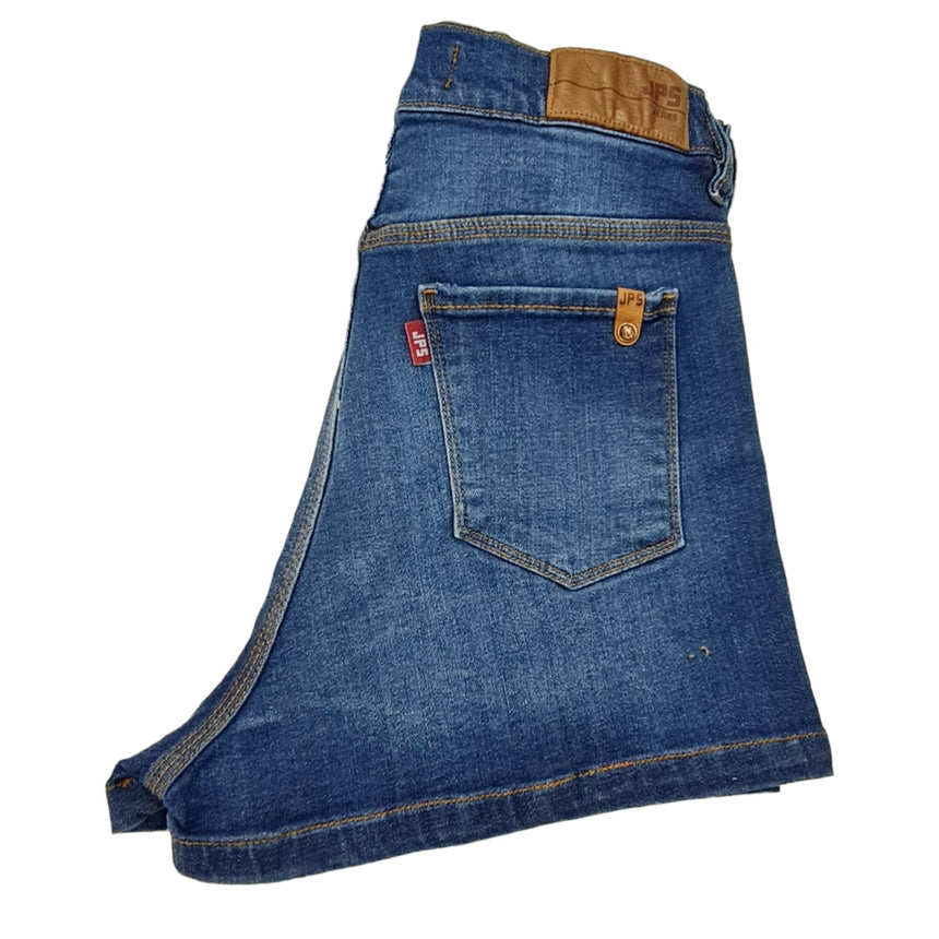 short de jean con botones