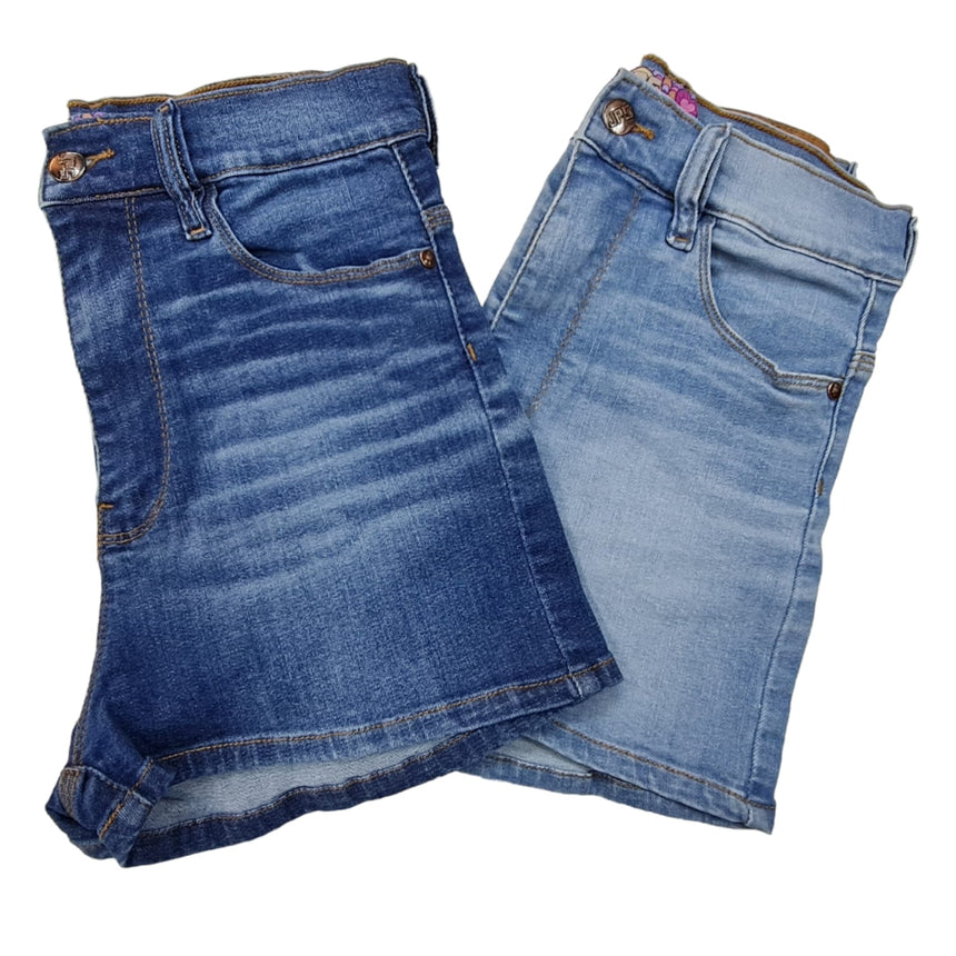 short de jean con bigotes