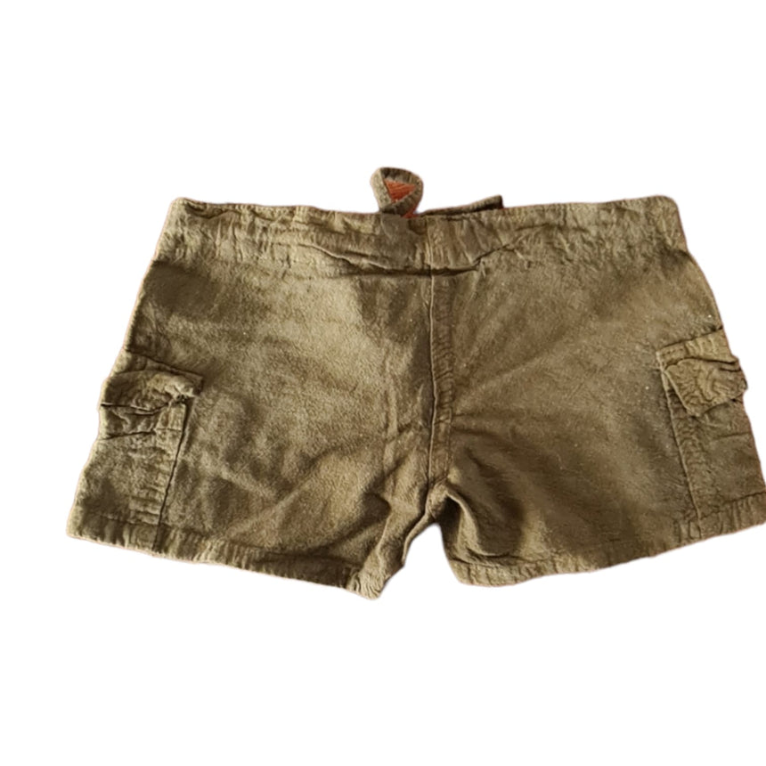 Short De Lienzo/algodon De Niña