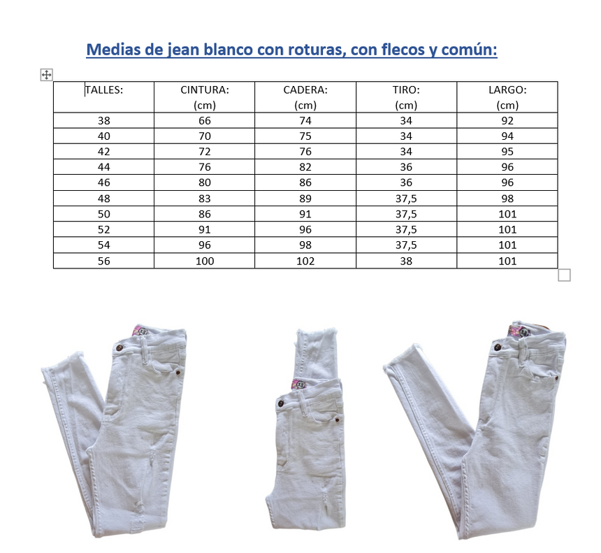 Skinny White con roturas